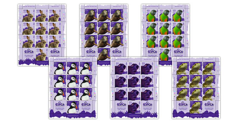 Sheets of 10